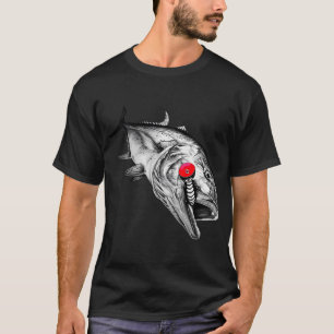 Reuzen Trevally met popper T-shirt