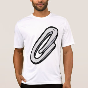 Reuzen Zilveren Paperclip Kantoor en Kantoorartike T-shirt