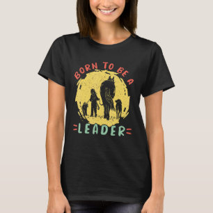 Reuzenborn voor paarden als leider t-shirt