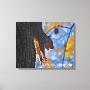 Reuzeneekhoorn Canvas Afdruk