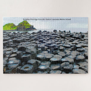 Reuzengebergte Antrim Ierland. Legpuzzel
