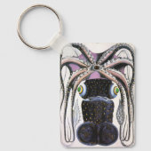 reuzeninktvis of inktvis, zeedier sleutelhanger (Voorkant)