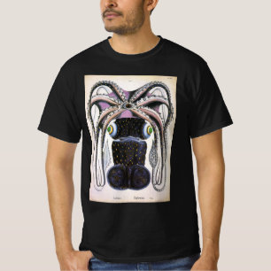 Reuzeninktvis of Octopus, Antieke Dieren uit het M T-shirt