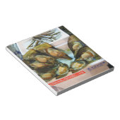 Reuzenmosselen Tsukiji vismarkt, Tokio, Japan Notitieblok (Schuin)