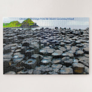 Reuzenpad Antrim Ierland. Legpuzzel