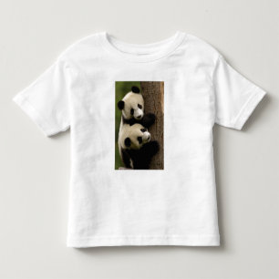 Reuzenpanda baby's (Ailuropoda melanoleuca) 2 Kinder Shirts