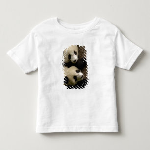 Reuzenpanda baby's (Ailuropoda melanoleuca) 2 Kinder Shirts