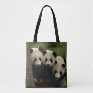 Reuzenpanda baby's Ailuropoda melanoleuca) Tote Bag