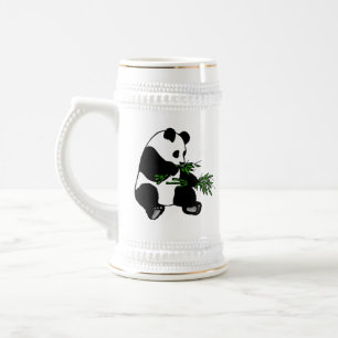 Reuzenpanda Eet Bamboe Bierpul
