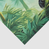 Reuzenpanda in Bamboebos Tissuepapier (Detail)