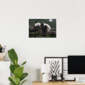Reuzenpanda's bij de Giant Panda Protection & 3 Poster (Thuiskantoor)