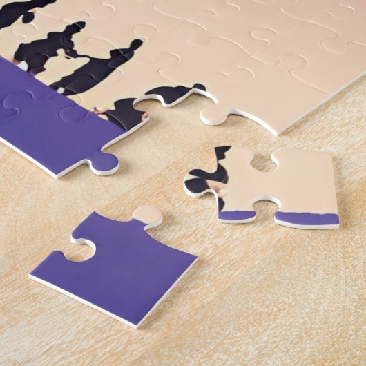 reuzenrad zonsondergang | Mooie Waterverf Legpuzzel (Zijkant)