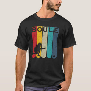 Reuzenretro van de Boule-speler - bocce petanque b T-shirt