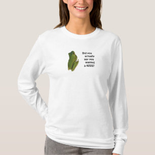 Reuzenrog met een groene, handige kikker t-shirt