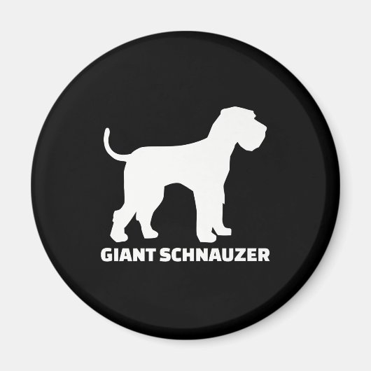 reuzenschnauzer premium magneet (Voorkant)