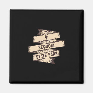 Reuzensequoia Staatspark Nevada Nv Houten Bord Vak Magneet