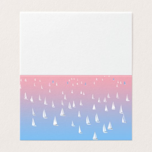 Reuzenvaartuigen in het open zee kaart (Buitenkant ongevouwen)