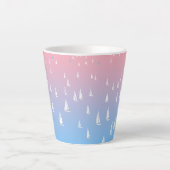 Reuzenvaartuigen in het open zee latte mok (Voorkant)