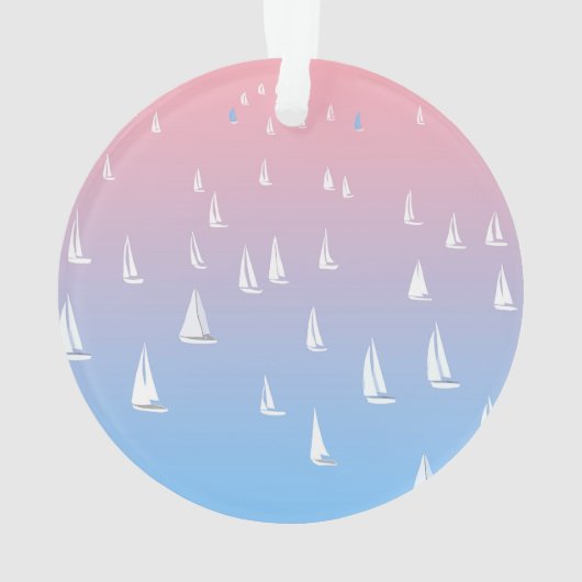 Reuzenvaartuigen in het open zee ornament (achterkant)