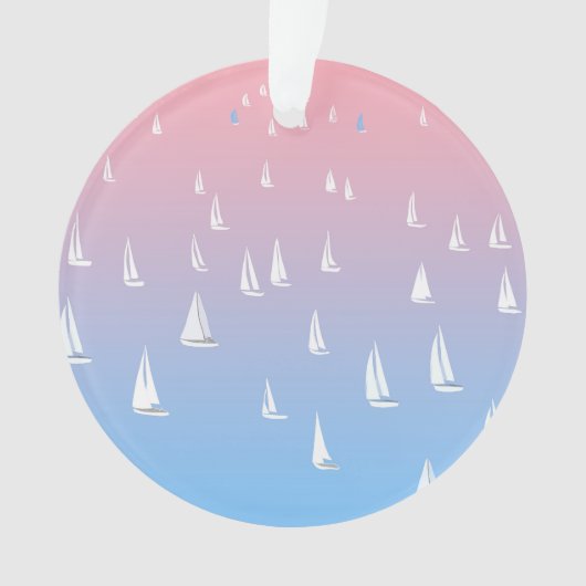 Reuzenvaartuigen in het open zee ornament (voorkant)