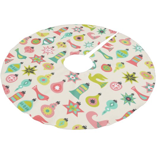 Reuzenvogels en sierbomen kerstboom rok (Gekanteld)