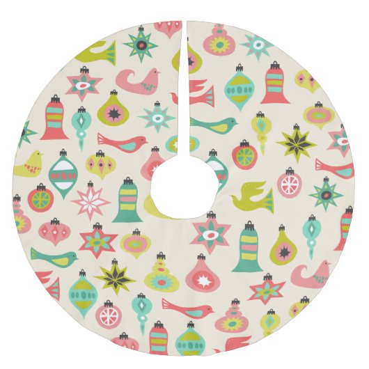 Reuzenvogels en sierbomen kerstboom rok (Voorkant)