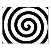 Reuzenwervelende spiraal 	rubberstempel (Afrduk)