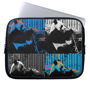 Reuzepanda Meerdere Panelen Modern Kunst Design Laptop Sleeve