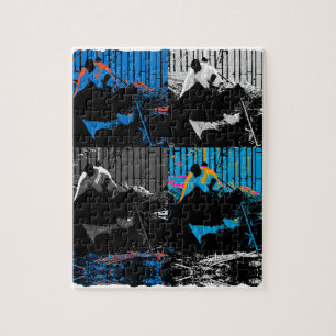 Reuzepanda Meerdere Panelen Modern Kunst Design Legpuzzel