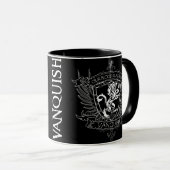 Rev "Notre sang..." 11 oz. Armoiries de Mug (Devant droit)