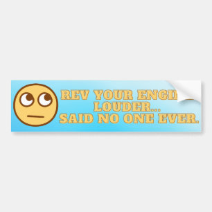 Rev uw motor luider Bumpersticker