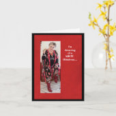 Rêvant avec humour d'une carte de Noël blanche (Fleur jaune)