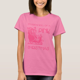 Rêvant le rose - long T-shirt de la douille des