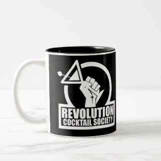 RevCSLogo - White Two-Tone Coffee Mok