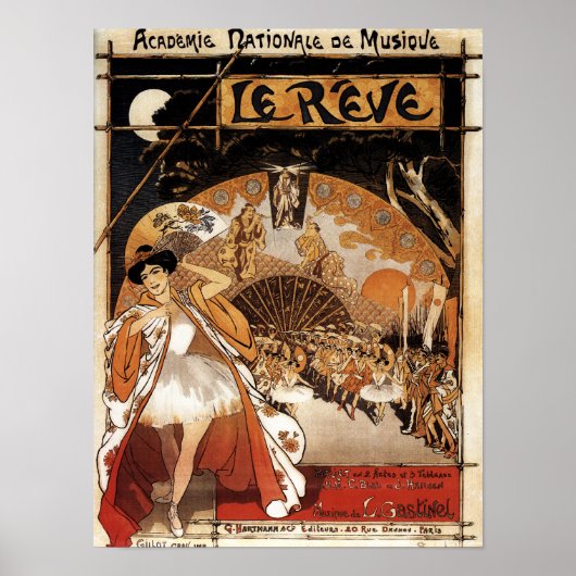 Reve Ballet Performance Opera House Poster (Voorkant)