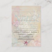 rêve caribéen - Carte de visite (Dos)