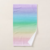 Rêve d'aquarelle Pastel Unicorn Rainbow #1 (Serviette à main)