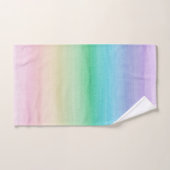 Rêve d'aquarelle Pastel Unicorn Rainbow #1 (Serviette à main)