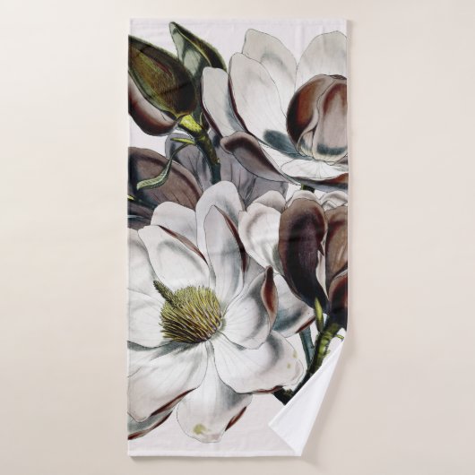 Rêve de chocolat de magnolia (Serviette de bain)