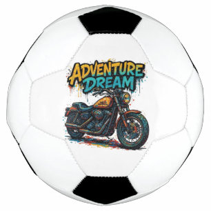 Rêve de conduite aventure / Moto Chopper Vintage