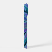 Rêve de fleur abstraite fractale bleu violet (Côté droit)