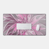 Rêve de fleur rose fractal, Motif d'Imaginaire flo (Clavier et souris)