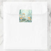 Rêve de forêt calme - Sticker de la forêt de champ (Sac)