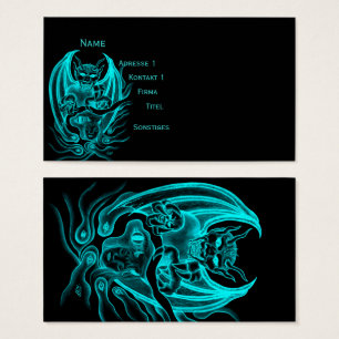 Rêve de minuit - Les diables dans le style tatouag