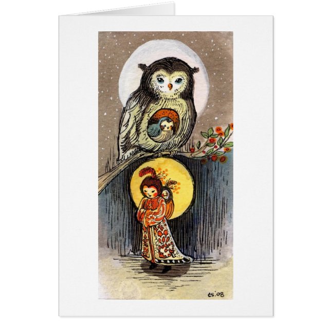 Rêve de nuit de lune de hibou (Devant)