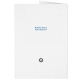 Rêve de papillon d'art multimédia mixte (Dos)