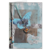 Rêve de papillon d'art multimédia mixte (Devant)