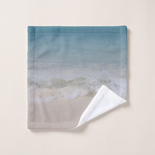 Rêve de plage de l'océan Caraïbes 10 (Gant de toilette)