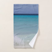 Rêve de plage de l'océan Caraïbes 11 (Serviette à main)