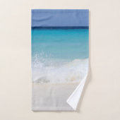 Rêve de plage de l'océan Caraïbes 6 (Serviette à main)